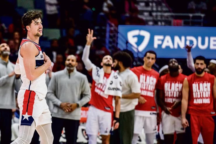 דני אבדיה במדי וושינגטון