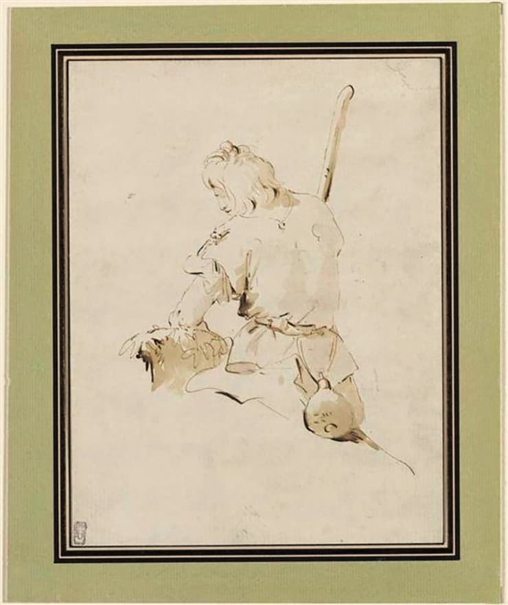 "רועה" - ג'ובאני בטיסטה טייפולו - נבזז מאוסף שטראוס