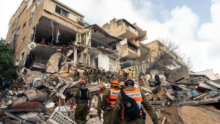 מאמצי החילוץ בזירה בחיפה