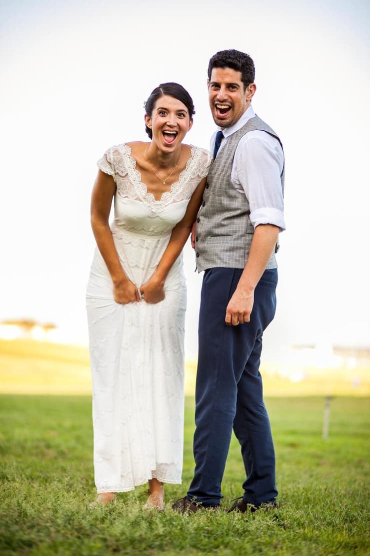 מייקל ושירלי ביום חתונתם. "הבית והמשפחה הם המרכז שלי והזוגיות עם שירלי היא הבסיס להכול" (צילום: רובי אהרון) מייקל ושירלי