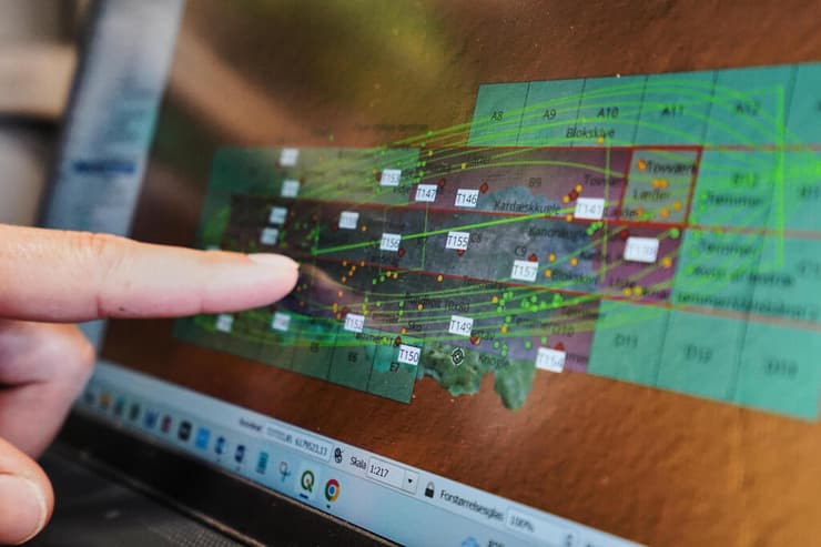 מיפוי ממוחשב של ספינת המלחמה הדנית "דנברוגה" (צילום: James Brooks/AP) מיפוי ממוחשב של ספינת המלחמה הדנית "דנברוגה"