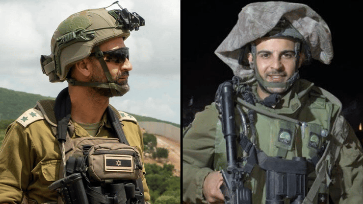 סא"ל סלמאן חבקה (מימין) וסא"ל עלים עבדללה ז"ל. "נתנו הכול בשביל המדינה"    