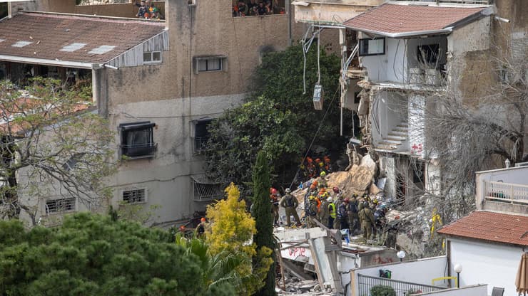 חיפוש אחר נעדרים בזירה בחיפה