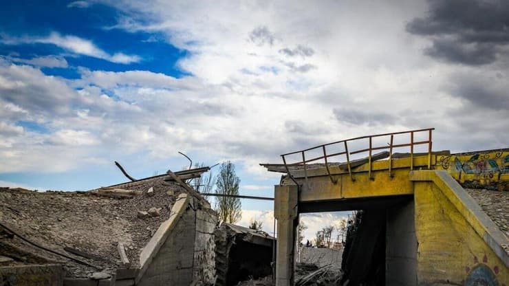 מסילת רכבת שהותקפה באיראן מסילת הרכבת שהותקפה