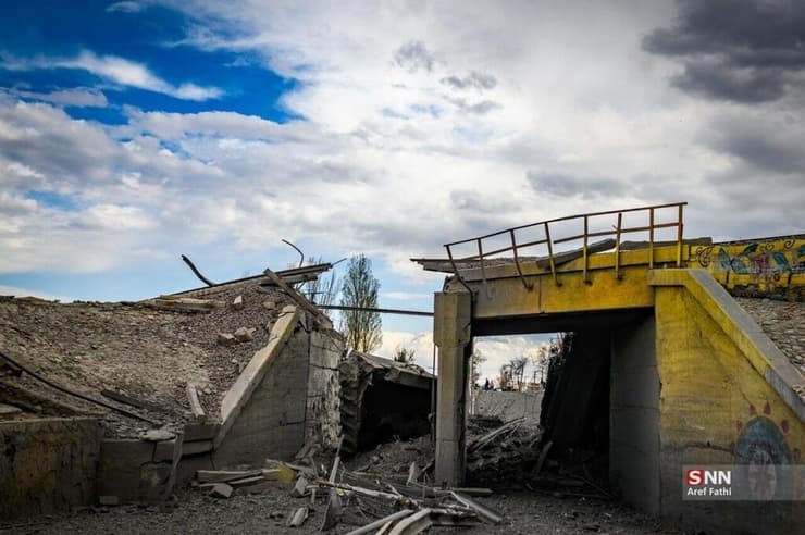 מסילת הרכבת שהותקפה