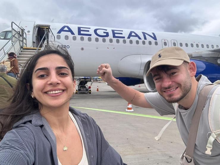 תומר שפירא ושחר עמיאל בדרך לכנס