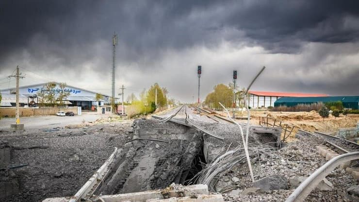 מסילת הרכבת מסילת הרכבת שהותקפה