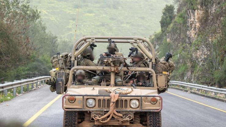 כוחות חטיבת הצנחנים בדרום לבנון (צילום: דובר צה"ל ) פעילות כוחות חטיבת הצנחנים