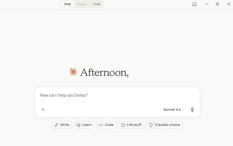 האפליקצייה של קלוד למחשב