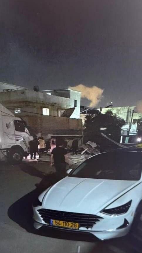 זירת נפילה בתל שבע (צילום: שימוש לפי סעיף 27א' לחוק זכויות יוצרים) זירת נפילה בתל שבע