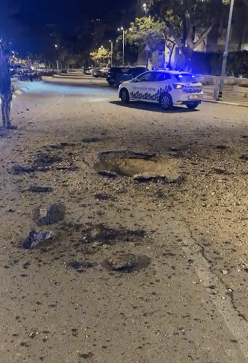 זירת נפילה בבאר שבע (צילום: שימוש לפי סעיף 27א' לחוק זכויות יוצרים) זירת נפילה בבאר שבע