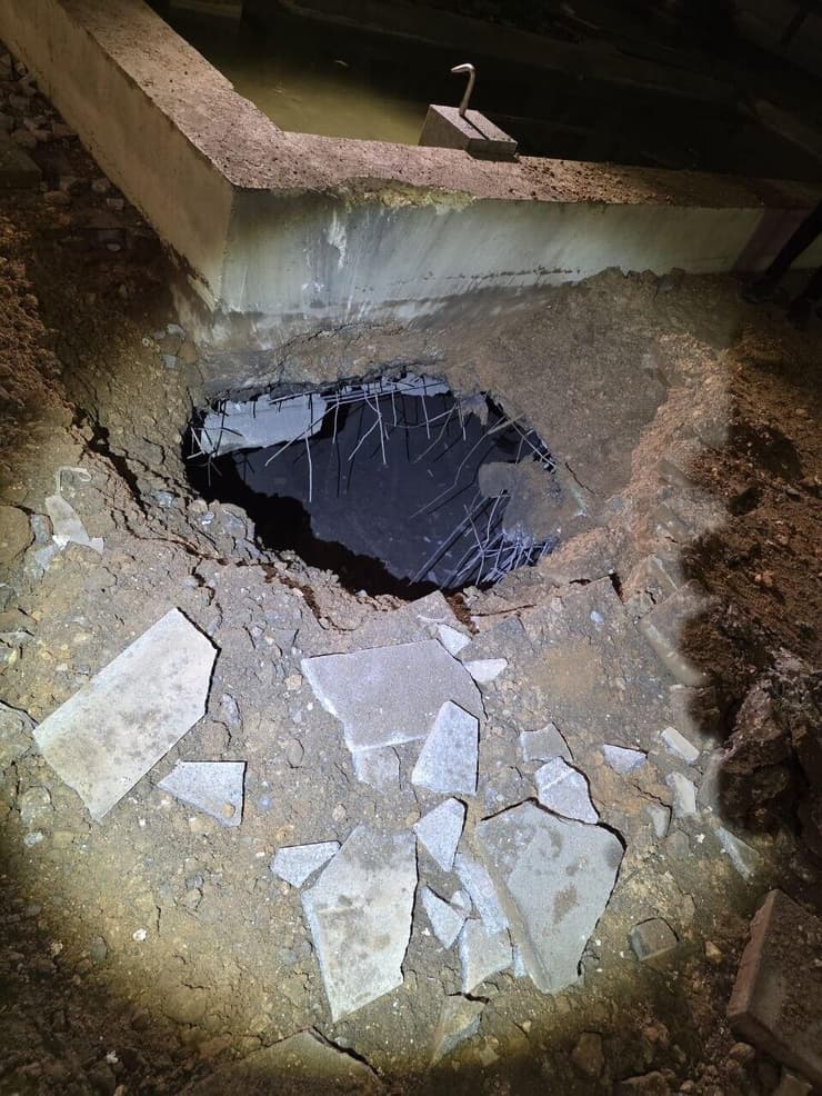 זירת נפילה בפתח תקווה (צילום: שימוש לפי סעיף 27א' לחוק זכויות יוצרים) זירת נפילה בפתח תקווה