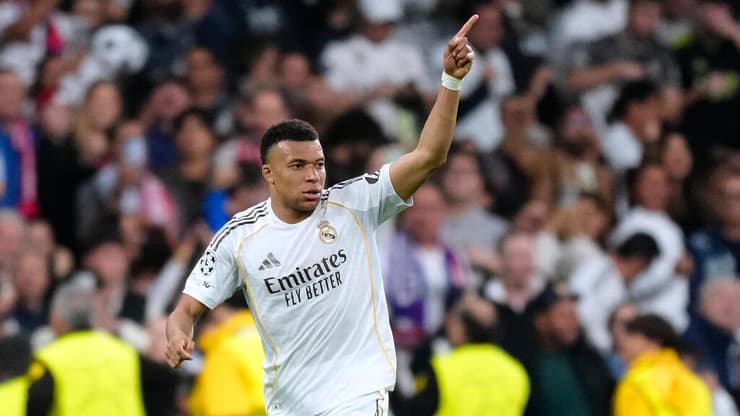 השער שלו נתן תקווה לריאל. קיליאן אמבאפה (צילום: AP Photo/Jose Breton) שחקן ריאל מדריד קיליאן אמבאפה