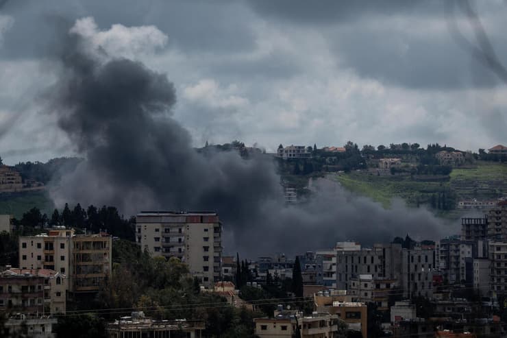 הרס רב כתוצאה מתקיפות בביירות