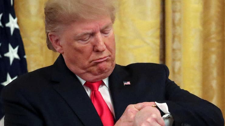 נשיא ארצות הברית דונלדנ טראמפ