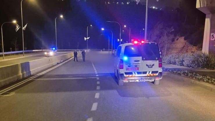 הזירה בירושלים בה נהרג יזן כטאב בתאונת אופנוע