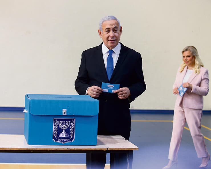 חגיגות בליכוד. מציאות חלופית בהשראת הונגריה וטראמפ | צילום: אלכס קולומויסקי