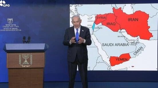 נתניהו בהצהרה לתקשורת