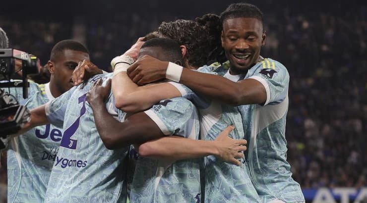 שחקני יובנטוס מאושרים