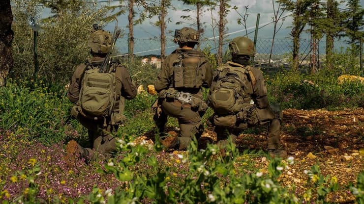 פעילות כוחות גבעתי בלבנון (צילום: דובר צה"ל) פעילות כוחות גבעתי בלבנון