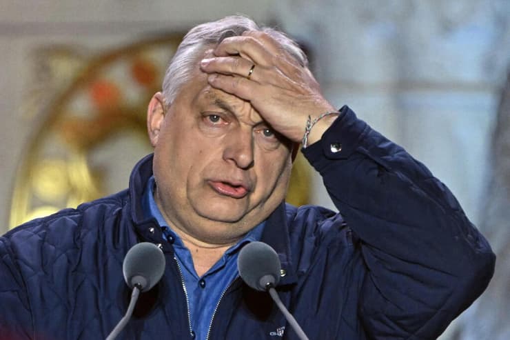 בחירות הונגריה עצרת סיכום של אורבן ב11 באפריל ב בודפשט