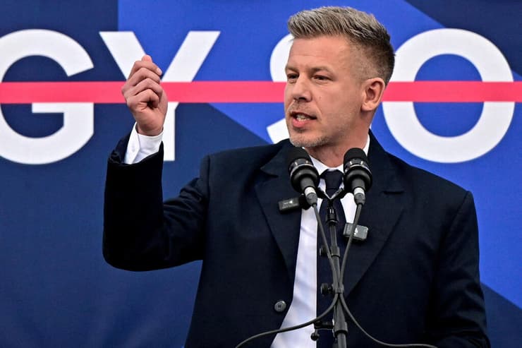 בחירות הונגריה עצרת סיכום של פטר מדיאר ב דברצן 11 באפריל