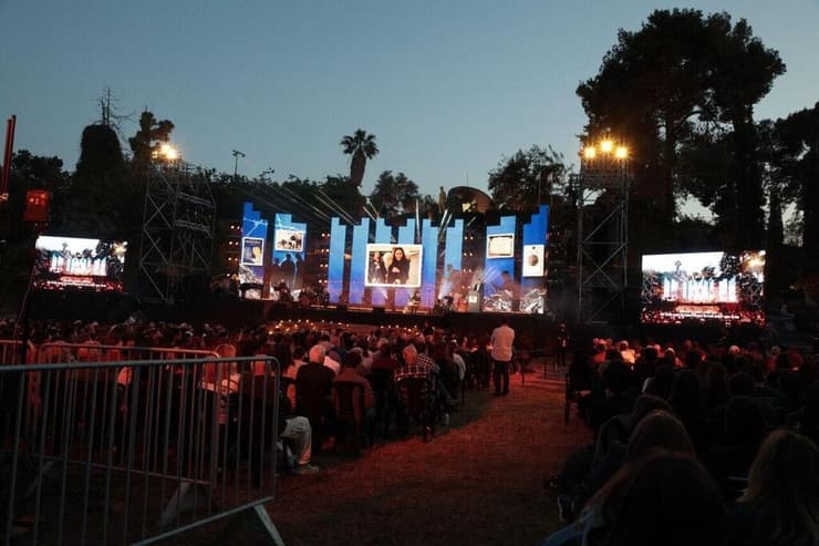 עצרת הזיכרון לשואה ולגבורה ביד מרדכי