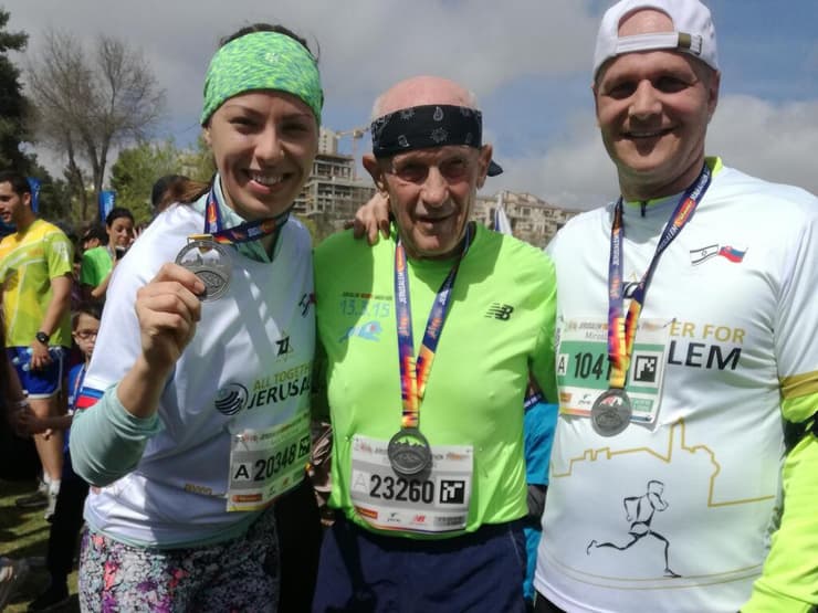 במרתון ירושלים אישטוואן פאיור ניצול שואה במרתון ירושלים