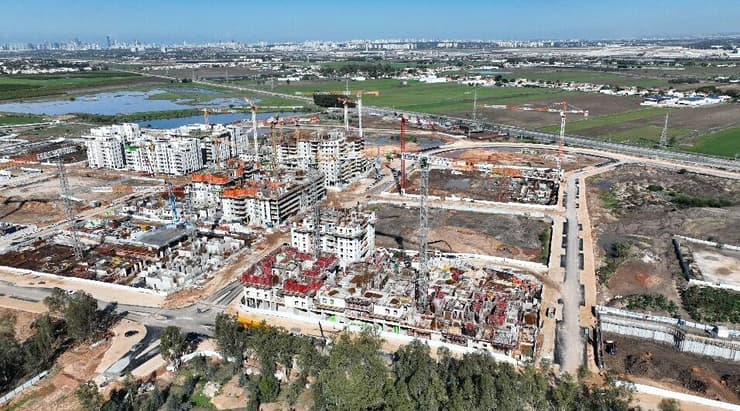 הרובע הבינלאומי בלוד (צילום רחפן: SKYPRO) הרובע הבינלאומי בלוד