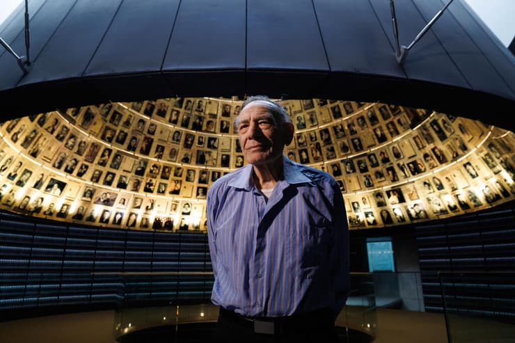 אלדד פונארו במוזיאון יד ושם (צילום: זיו קורן) אלדד פונארו במוזיאון יד ושם