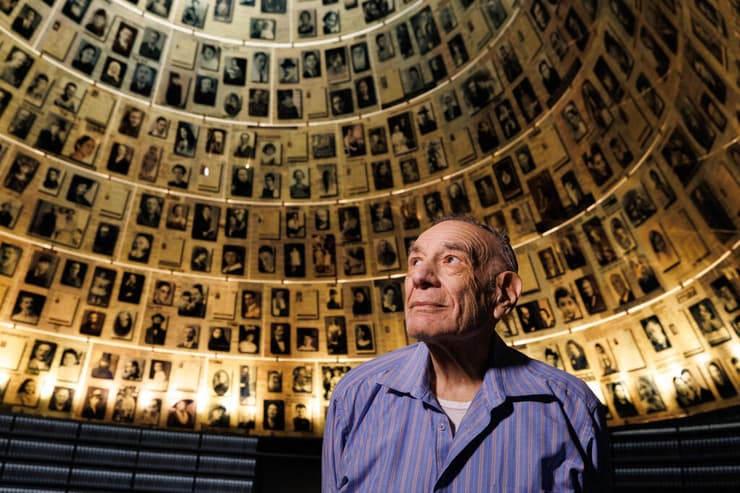 אלדד פונארו במוזיאון יד ושם (צילום: זיו קורן) אלדד פונארו במוזיאון יד ושם