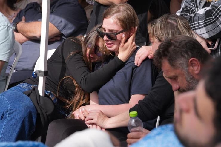 צילום: אפי שריר הלווייתו של רס"ם אייל אוריאל ביאנקו ז"ל בבית העלמין בקצרין