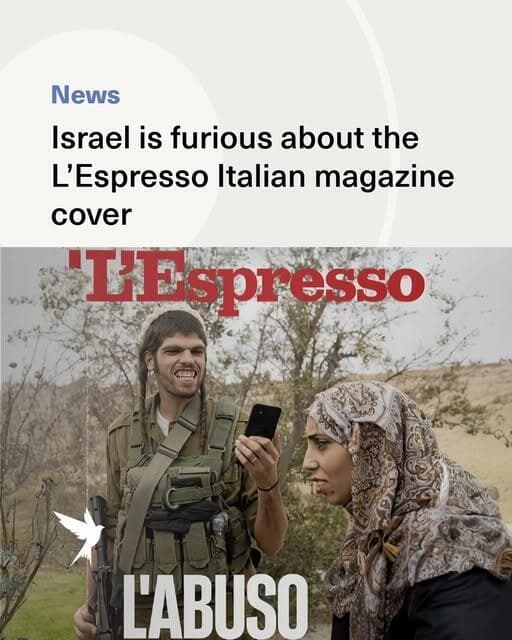 עמוד השער של שבועון איטלקי המזוהה עם השמלא