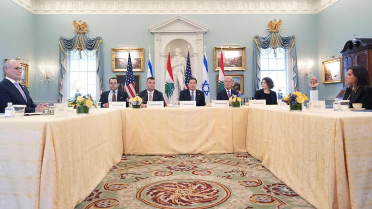 פגישת המשא ומתן בין שגרירת לבנון לשגריר ישראל בארה"ב