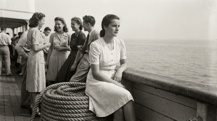 תמונת AI של אירן על אוניית המעפילים