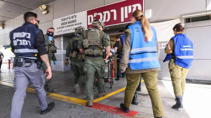 פנוי לוחמי צה"ל שנפצעו בלבנון לביה"ח רמב"ם 
