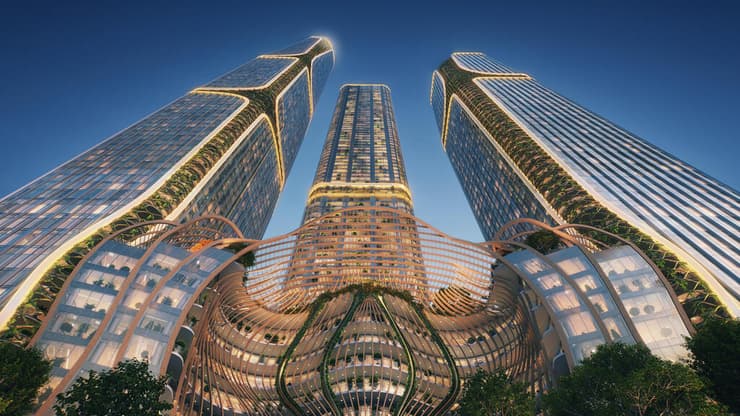 תוכנית להעצמת זכויות ותוספת קומות במתחם משולש הבורסה ברמת גן