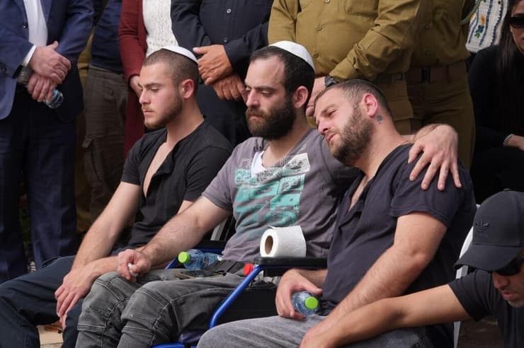 צילום: אפי שריר הלווייתו של רס"ם אייל אוריאל ביאנקו ז"ל בבית העלמין בקצרין