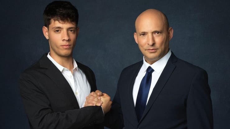 בנט ושלו (צילום: קמפיין מפלגת 'בנט 2026') בנט ושלו
