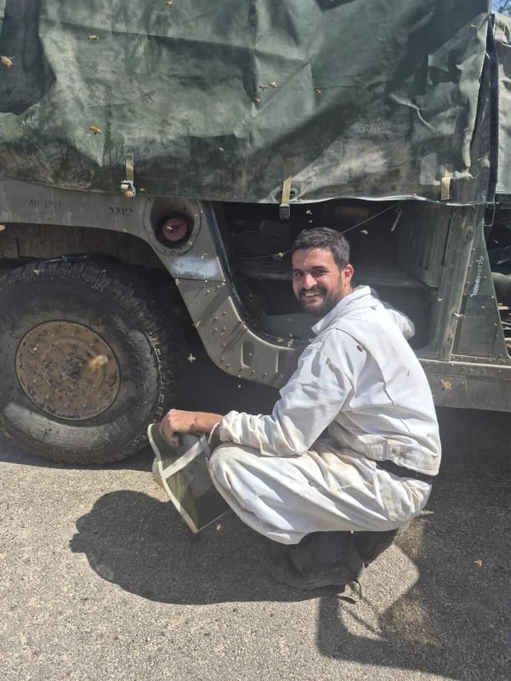 דבורים בהאמר שיצא מרצועת עזה