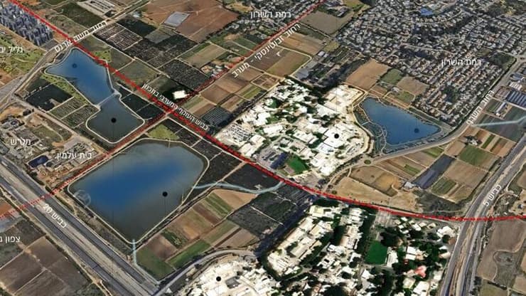 אתר ויסות במרכז הארץ בסמוך לרמת השרון (צילום: נטרייס הדמיה אדריכלית) אתר ויסות במרכז הארץ בסמוך לרמת השרון