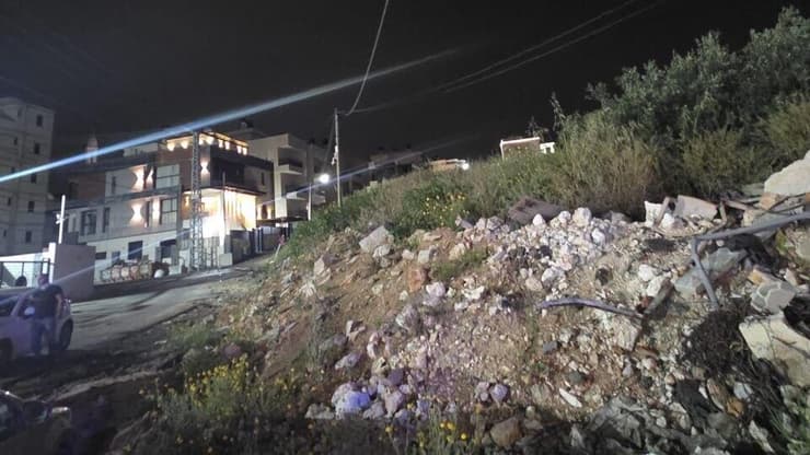 זירת הרצח בכפר קאסם