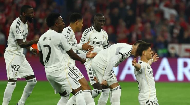 שחקני ריאל מדריד לא יודעים את נפשם (רויטרס) שחקני ריאל מדריד לא יודעים את נפשם