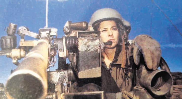 טליה לנקרי במהלך שירותה הצבאי