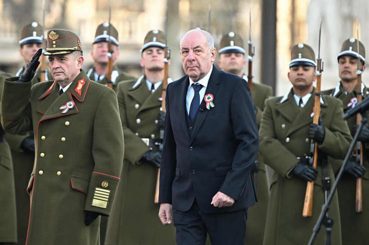 נשיא הונגריה תמאש סוליוק