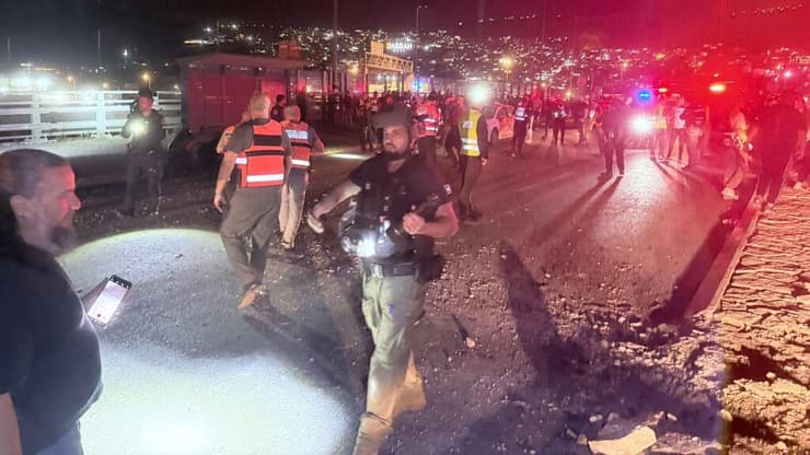 זירת הנפילה באזור כרמיאל