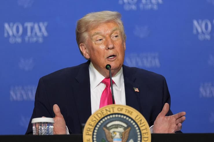 לאס וגאס ארה"ב דונלד טראמפ