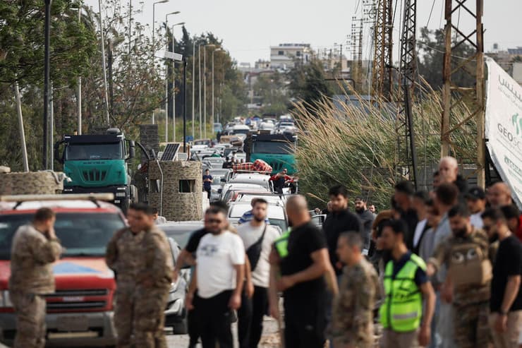 הפקקים שנוצרו בעקבות החזרה ההמונית לדרום 