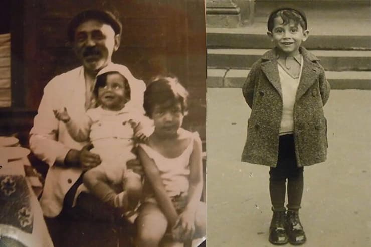 חלם להיות בקטריולוג עד שגילה את המתמטיקה. רבין בילדותו ועם אביו ואחותו 