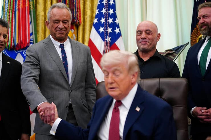 נשיא ארה"ב דונלד טראמפ בבית הלבן